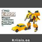 Mänguasi
Transformers
Power Charge
Bumblebee***
1 tk