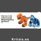 Mänguasi gorilla ja
dinosaurus*
1 tk