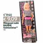 Mänguasi nukk
BARBIE
fashionistas**
1 tk