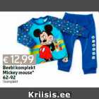 Beebi komplekt
Mickey mouse*
62-92
1 komplekt