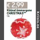 Küünal ümmargune
CHRISTMAS**
1 tk