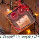 4. Küünlajalg**, 2 tk, 1 komplekt