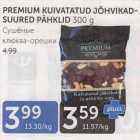 Allahindlus - PREMIUM KUIVATATUD JÕHVIKAD-SUURED  PÄHKLID300 G