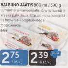 Allahindlus - BALBIINO JÄÄTIS 800 ML / 390 G