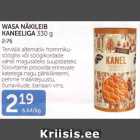 Allahindlus - WASA NÄKILEIB KANEELIGA 330 G