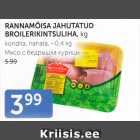 RANNAMÕITSA JAHUTATUD BROILERIKINTSULIHA, KG