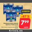 Nõudepesumasina tabletid
Quantum, Finish, 36 tk

