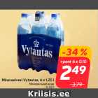 Allahindlus - Mineraalvesi Vytautas, 6 x 1,25 l

