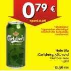 Allahindlus - Hele õlu Carlsberg