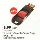 Allahindlus - Sandisk mälupulk Cruzer Edge 8 GB