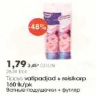 Allahindlus - Tippys vatipadjad + reisikarp 160 tk/pk