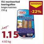 Allahindlus - Vici marineeritud heeringafilee kerges kastmes 250 g