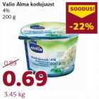 Allahindlus - Valio Alma kodujuust 4% 200 g