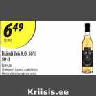 Allahindlus - Brändi Ibis Х.0. 36% 50 cl