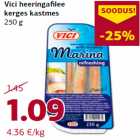 Allahindlus - Vici heeringafilee
kerges kastmes
250 g