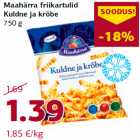 Allahindlus - Maahärra friikartulid
Kuldne ja krõbe
750 g