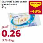 Saaremaa Saare Winter
glasuurkohuke
45 g