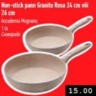 Non-stick pann Granito Rosa 24 cm või
26 cm 