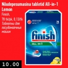 Nõudepesumasina tabletid All-in-1
Lemon