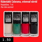 Allahindlus - Küünelakk Colorama 