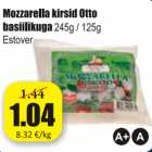 Allahindlus - Mozzarella kirsid Otto basiilikuga