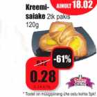 Allahindlus - Kreemisaiake
(2tk pakis)
120g