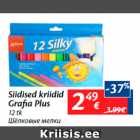 Allahindlus - Siidised kriidid
Grafia Plus
12 tk
