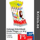 Allahindlus - Kakaoga biskviitkook
Kinder Pingui, 4 x 30 g
