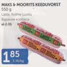 MAKS & MOORITS KEEDUVORST 550 G