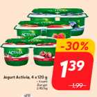 Jogurt Activia, 4 x 120 g

