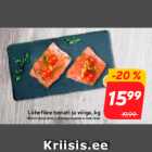 Магазин:Hüper Rimi,Скидка:Филе форели с помидорами и маслом