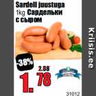 Sardell juustuga
1kg 