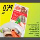 Vici heeringafileetükid marineeritud sibulaga, 240 g