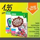 Allahindlus - Nestle hommikueine • Cookie Crisp 215g; • Cini Minis 225g;