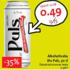 Allahindlus - Alkoholivaba
õlu Puls, 50 cl
