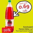 Allahindlus - Karastusjook
Punane Sõstar, 1,5 l
