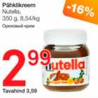 Allahindlus - Pähklikreem Nutella, 350 g