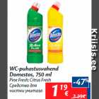 WC-puhastusvahend
Domestos, 750 ml

