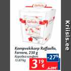 Kompvekikarp Raffaello,
Ferrero, 230 g
