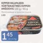 Allahindlus - KIPPER KILUFILEED VÜRTSIKASTMES KIPPERI ANŠOOVIS