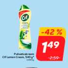 Puhastuskreem
Cif Lemon Cream, 540 g*