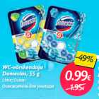 Allahindlus - WC-värskendaja
Domestos, 55 g

