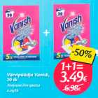 Värvipüüdja Vanish,
20 tk
