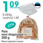 Pere mini lihapirukad 200g