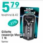 Allahindlus - Gillette raseerija Mach 3 1 tk