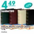 Allahindlus - Album Memo nahast 200le 1 tk