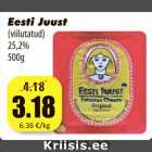 Allahindlus - Eesti Juust
(viilutatud)
25,2%
500g