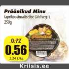 Allahindlus - Präänikud Minu
(aprikoosimaitselise täidisega)
250g