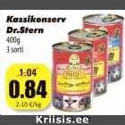 Allahindlus - Kassikonserv
Dr.Stern
400g
3 sorti