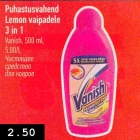 Puhastusvahend Lemon vaipadele 3 in 1